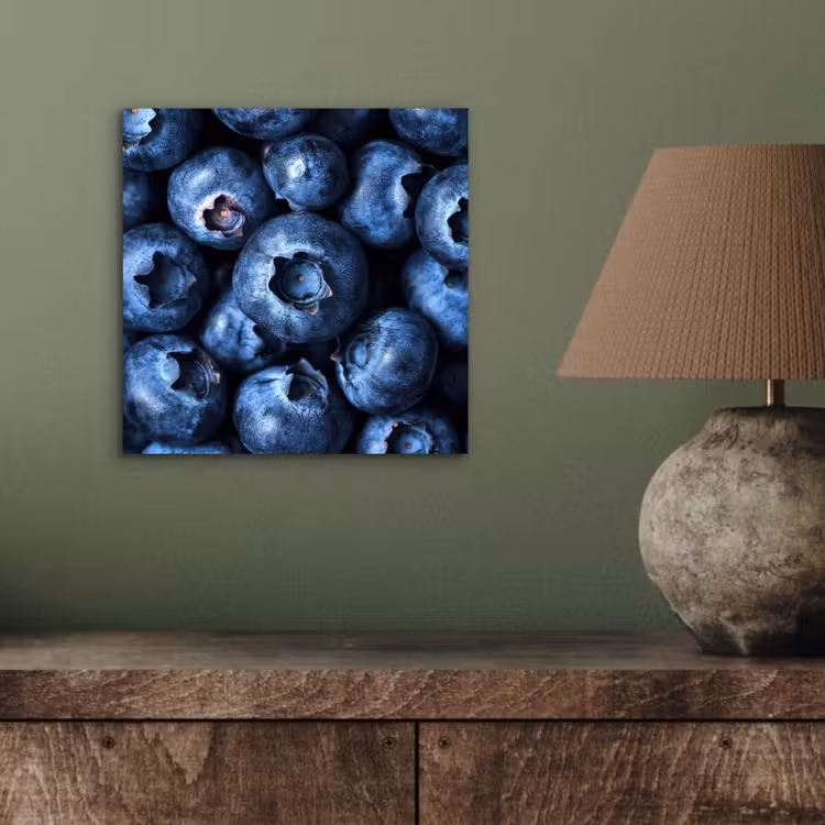 Aluminium schilderij - Bessen - Blauw - Fruit — 3