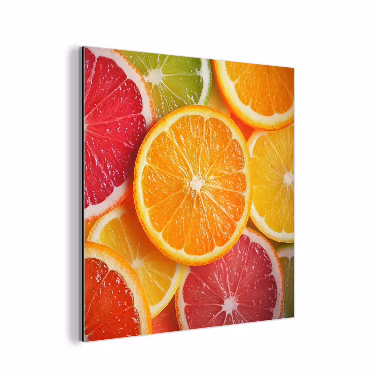 Aluminium schilderij - Fruit - Kleurrijk - Close up — 1
