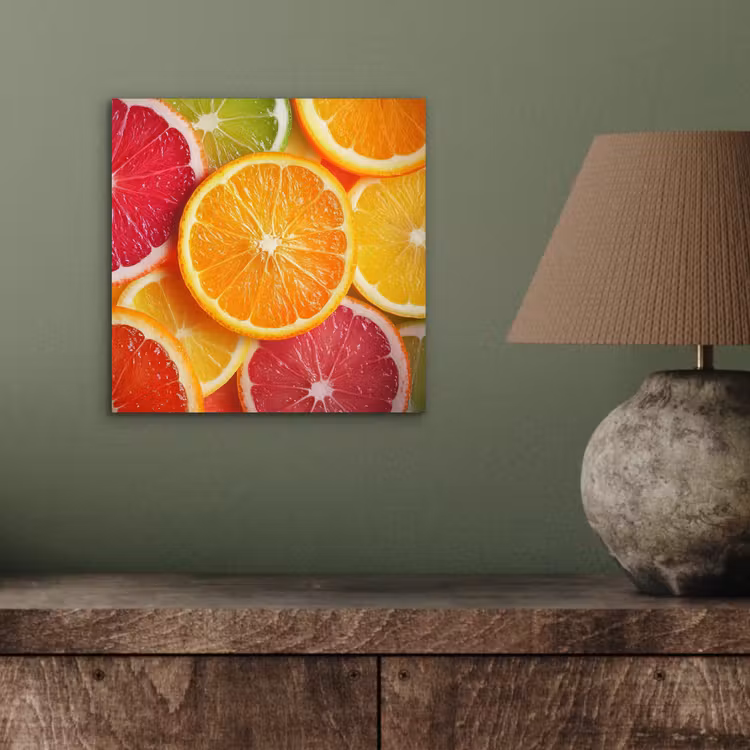 Aluminium schilderij - Fruit - Kleurrijk - Close up — 3