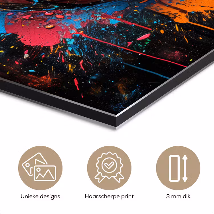 Aluminium schilderij - Graffiti - Basketbal - Verf - Sport — 7