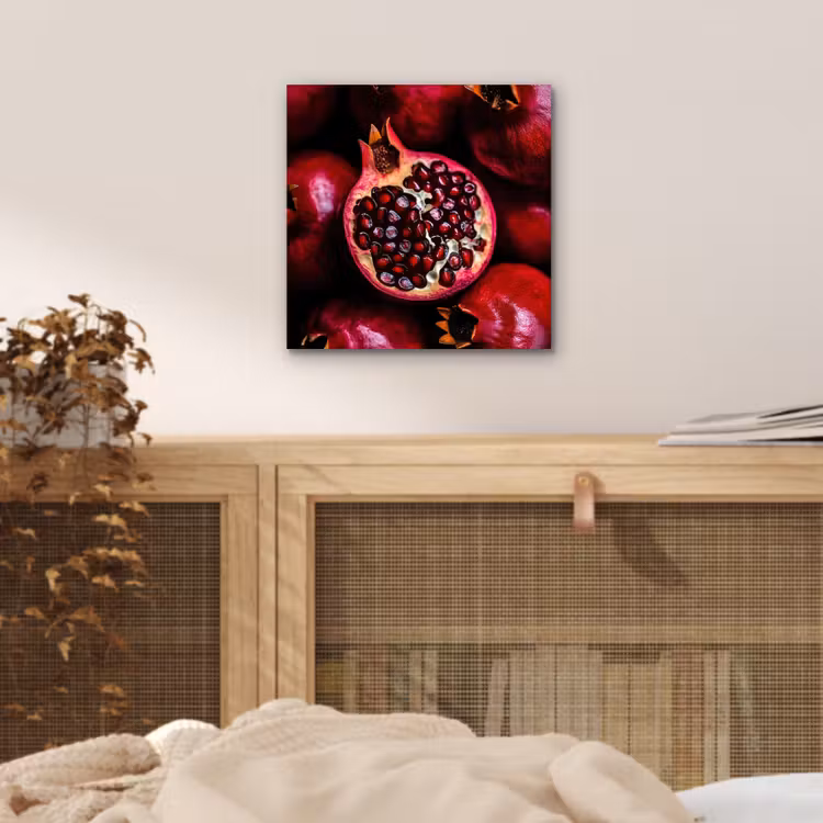Aluminium schilderij - Granaatappel - Rood - Fruit — 4
