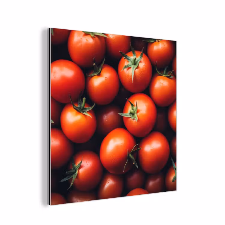 Aluminium schilderij - Groente - Rood - Tomaten — 1