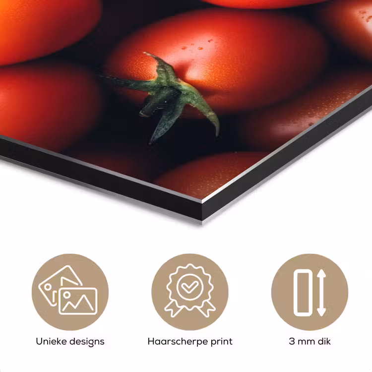 Aluminium schilderij - Groente - Rood - Tomaten — 7