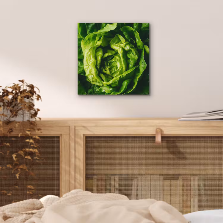 Aluminium schilderij - Groente - Sla - Groen — 4