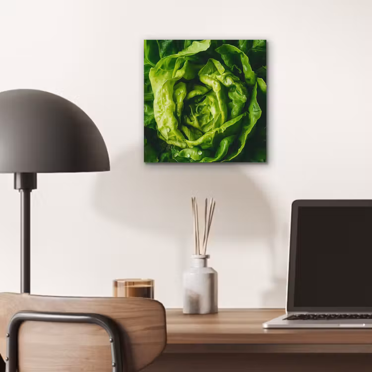 Aluminium schilderij - Groente - Sla - Groen — 6