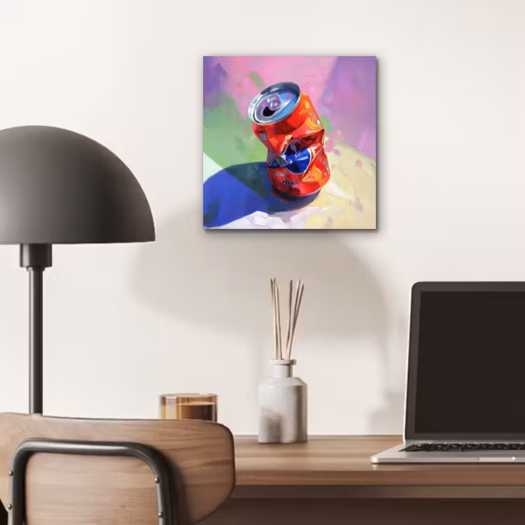 Aluminium schilderij - Frisdrank - Blik - Paars — 6