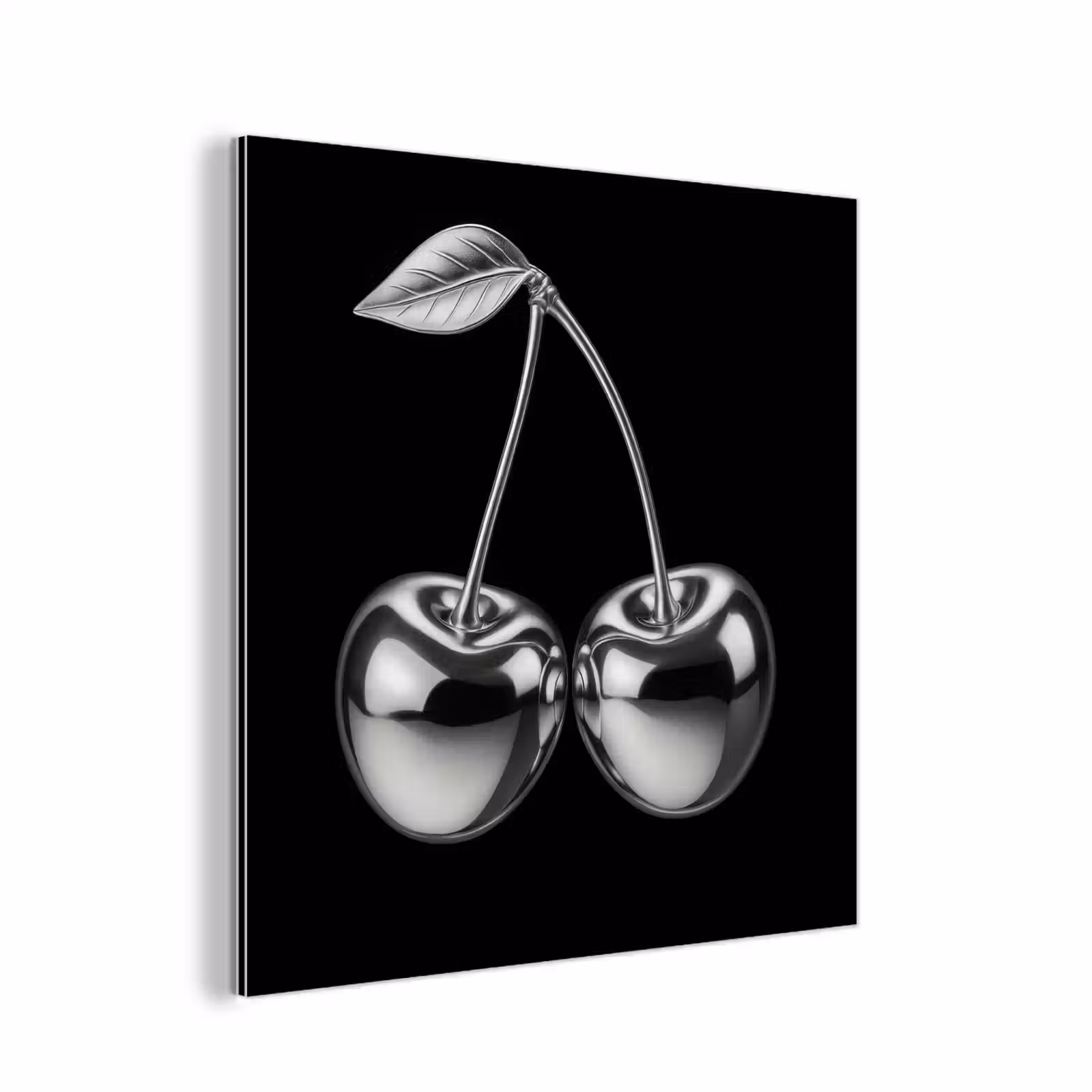 Aluminium schilderij - Kers - Luxueus - Metallic — 1