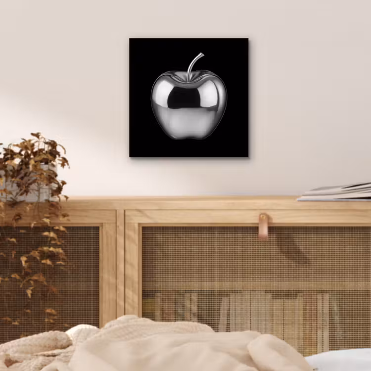 Aluminium schilderij - Appel - Metallic - Symmetrisch — 4