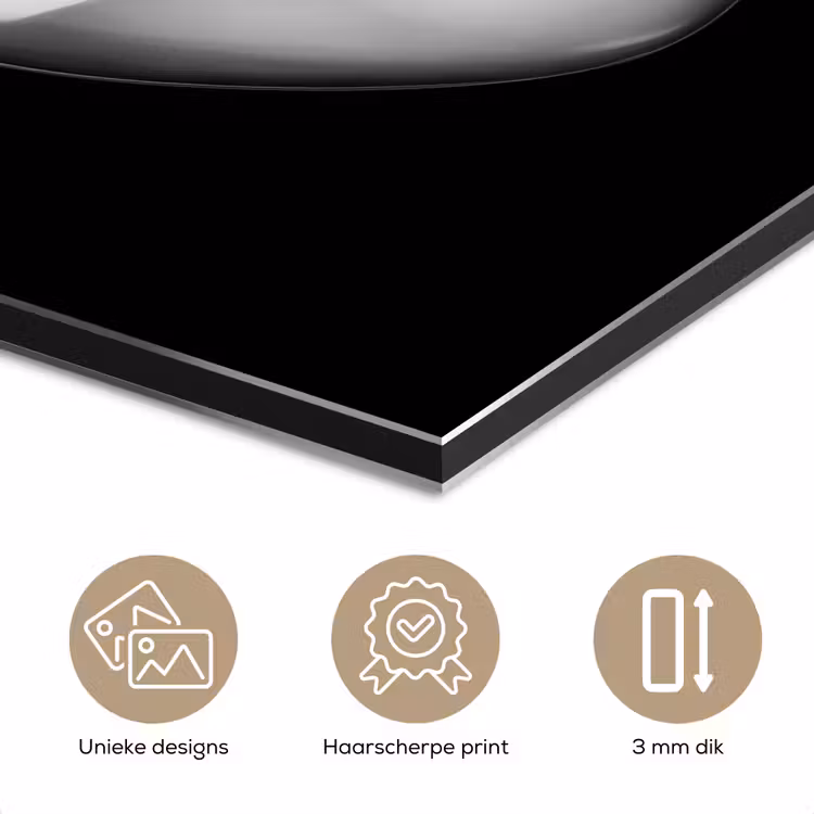 Aluminium schilderij - Appel - Metallic - Symmetrisch — 7
