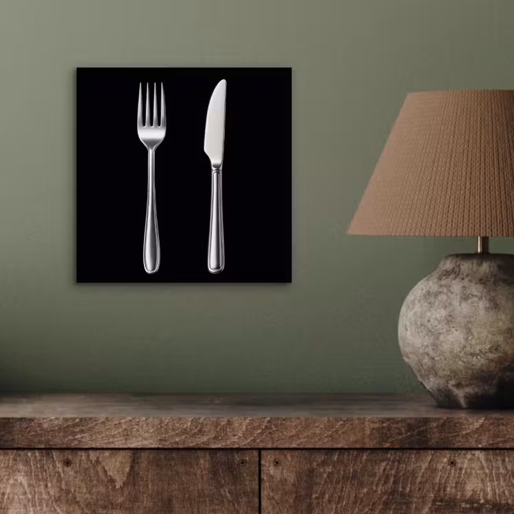 Aluminium schilderij - Bestek - Klassiek - Elegant — 3