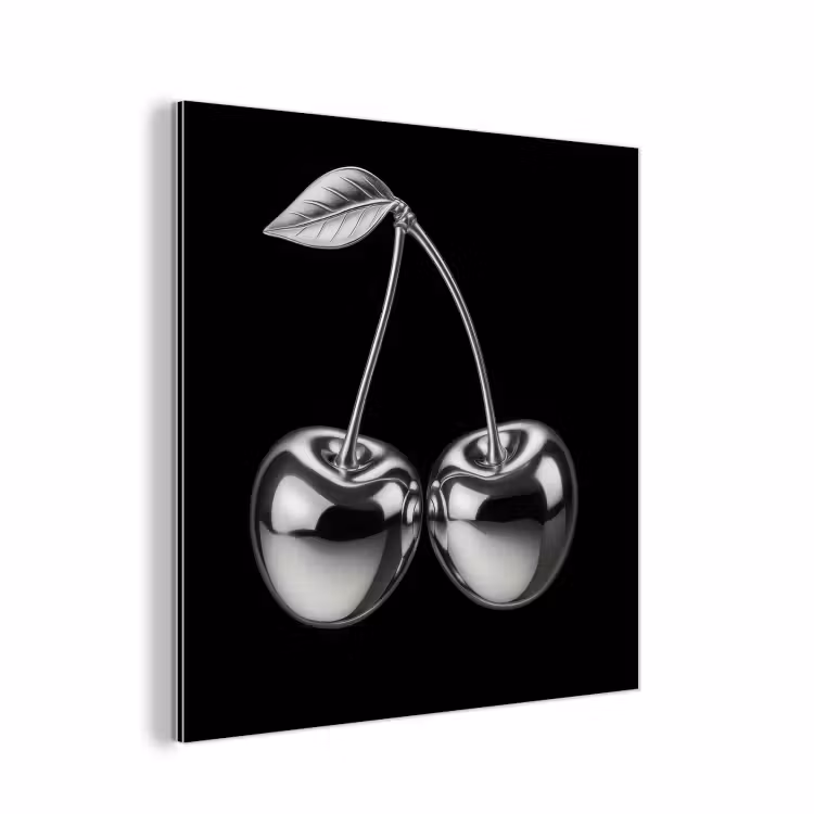 Aluminium schilderij - Kers - Luxueus - Metallic — 1