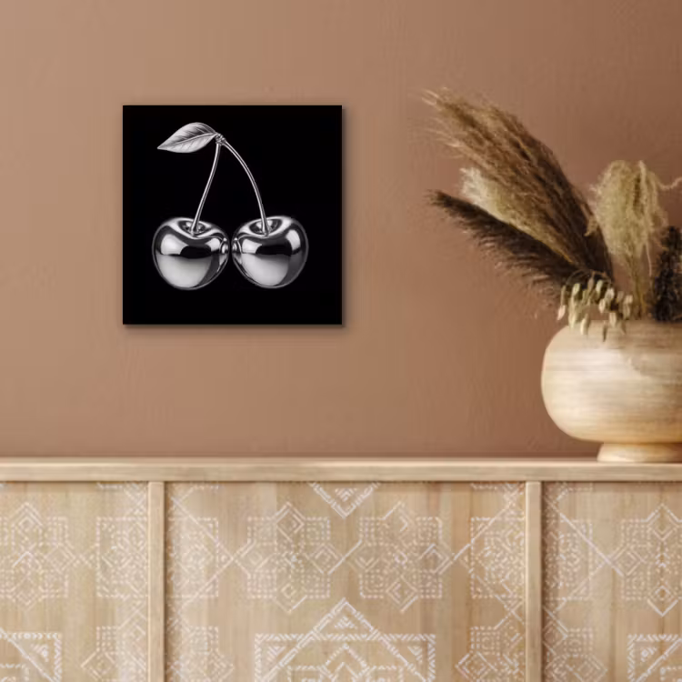 Aluminium schilderij - Kers - Luxueus - Metallic — 5