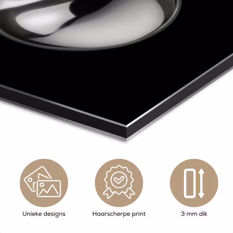 Aluminium schilderij - Kers - Luxueus - Metallic — 7