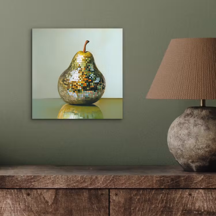 Aluminium schilderij - Fruit - Disco - Art - Glitter — 3