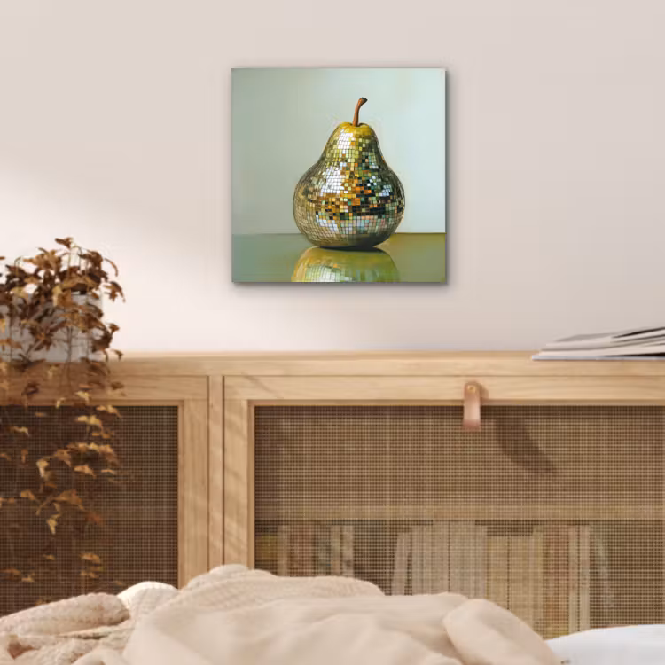 Aluminium schilderij - Fruit - Disco - Art - Glitter — 4