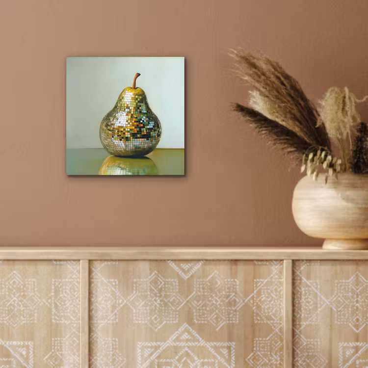 Aluminium schilderij - Fruit - Disco - Art - Glitter — 5