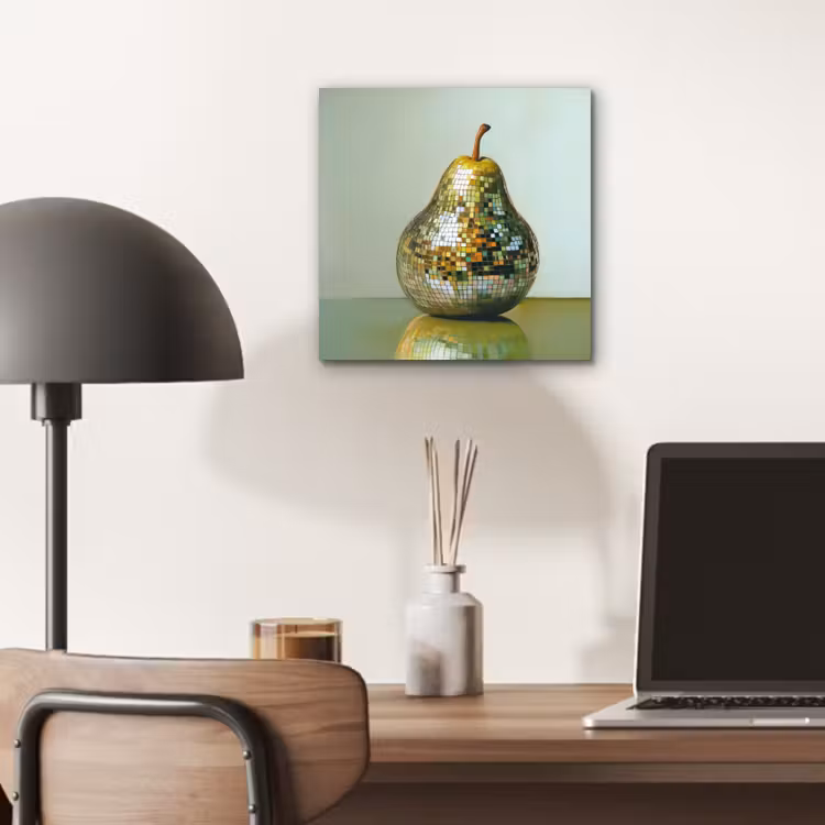 Aluminium schilderij - Fruit - Disco - Art - Glitter — 6