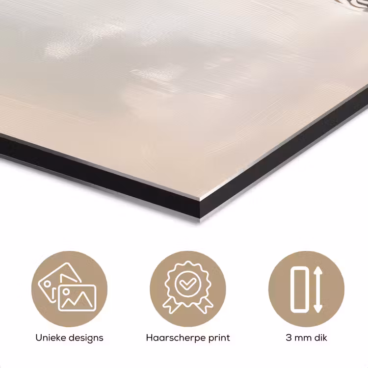 Aluminium schilderij - Lepel - Verf - Zilver — 7