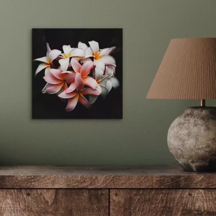 Aluminium schilderij - Bloemen - Roze - Zwart - Flora - Botanisch — 3
