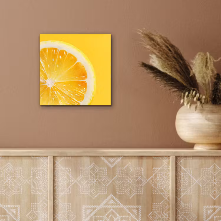 Aluminium schilderij - Citroen - Geel - Zonnig — 5