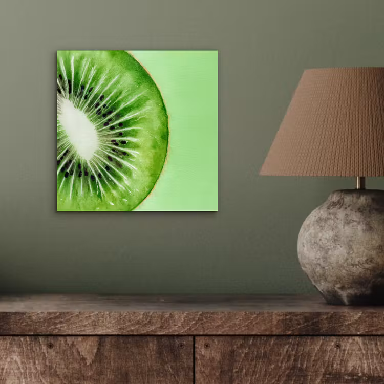 Aluminium schilderij - Kiwi - Groen - Fris — 3