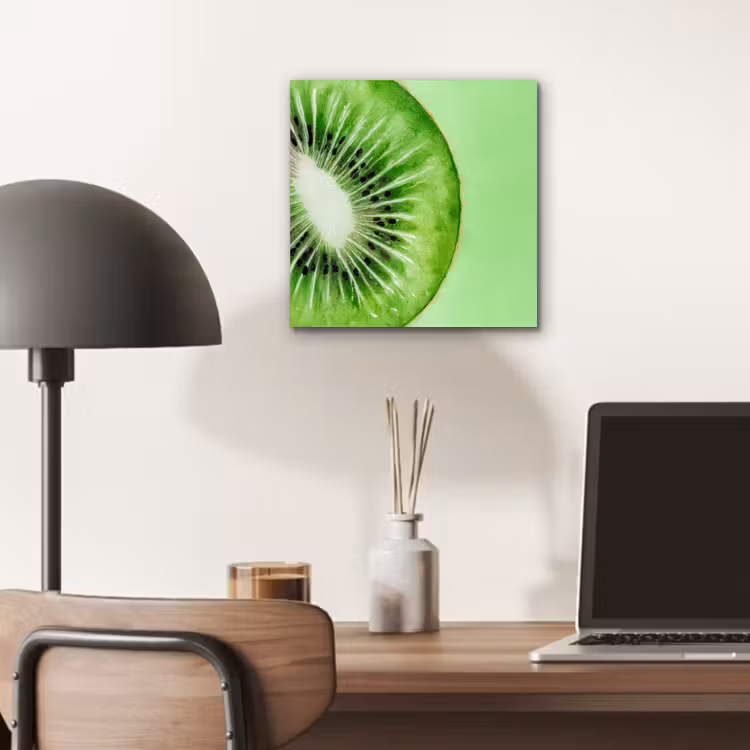 Aluminium schilderij - Kiwi - Groen - Fris — 6