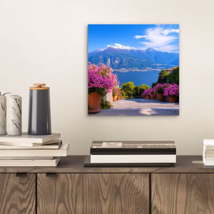 Aluminium schilderij - Lake Como - Italië - Landschap — 2