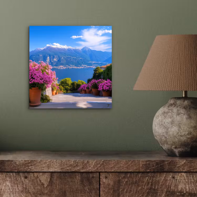 Aluminium schilderij - Lake Como - Italië - Landschap — 3