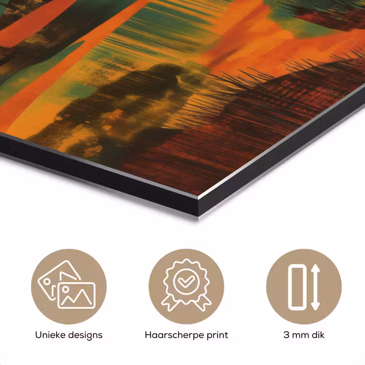 Aluminium schilderij - Landschap - Afrikaans - Zon — 7