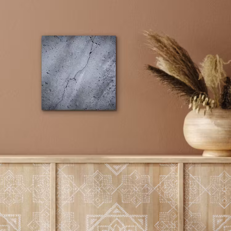 Aluminium schilderij - Beton - Grijs - Scheur — 5