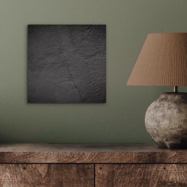 Aluminium schilderij - Beton print - Industrieel - Zwart — 3
