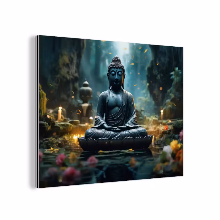 Aluminium schilderij - Boeddha - Beeld - Buddha - Zen - Kunst - Boedha — 1