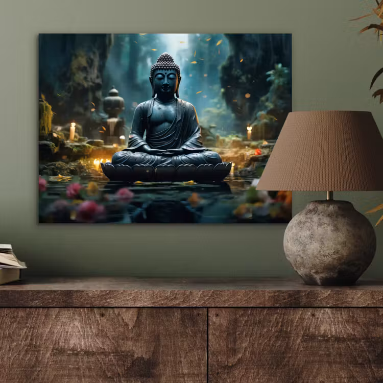Aluminium schilderij - Boeddha - Beeld - Buddha - Zen - Kunst - Boedha — 3