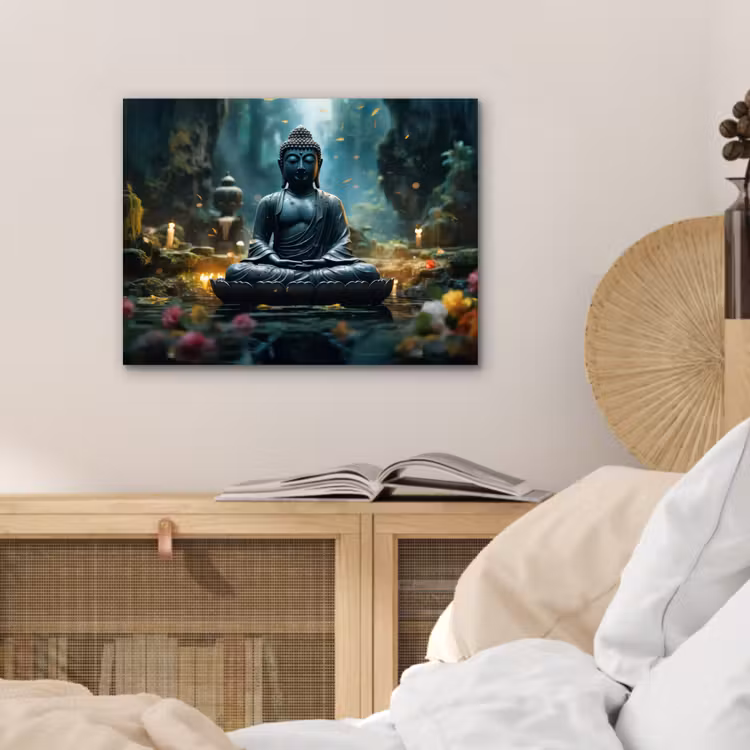 Aluminium schilderij - Boeddha - Beeld - Buddha - Zen - Kunst - Boedha — 4