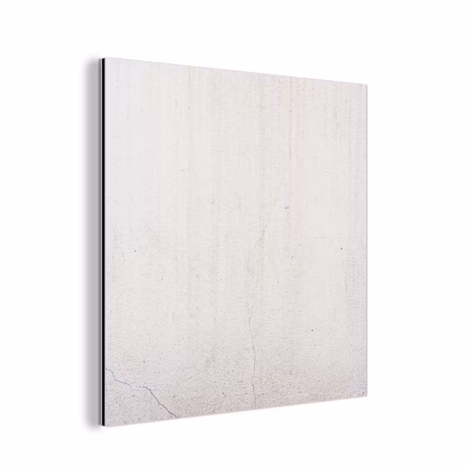 Aluminium schilderij - Beton - Muur - Wit — 1