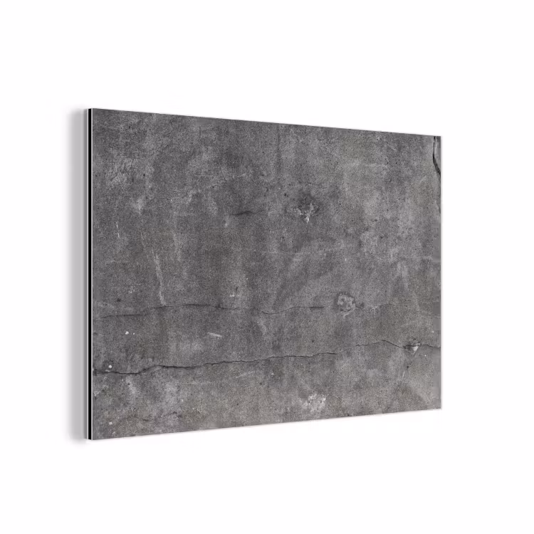 Aluminium schilderij - Beton - Muur - Cement — 1