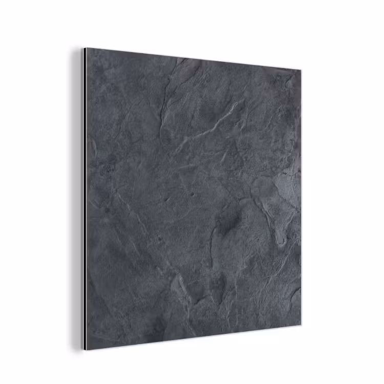 Aluminium schilderij - Grijs - Beton - Leisteen - Structuur - Retro — 1