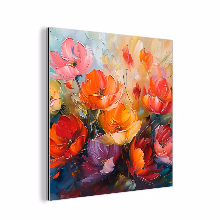 Aluminium schilderij - Bloemen - Kunst - Watercolor - Botanisch — 1