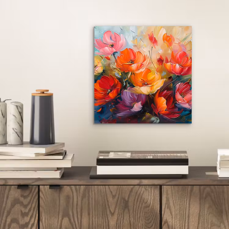 Aluminium schilderij - Bloemen - Kunst - Watercolor - Botanisch — 2