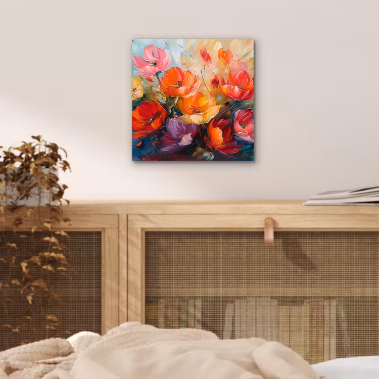 Aluminium schilderij - Bloemen - Kunst - Watercolor - Botanisch — 4