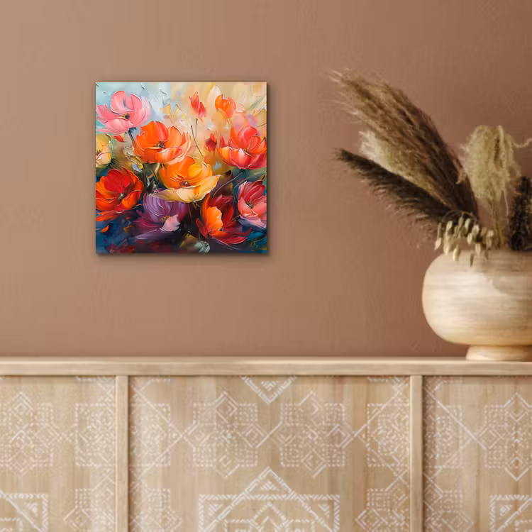 Aluminium schilderij - Bloemen - Kunst - Watercolor - Botanisch — 5
