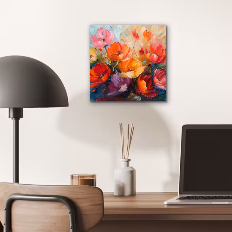 Aluminium schilderij - Bloemen - Kunst - Watercolor - Botanisch — 6
