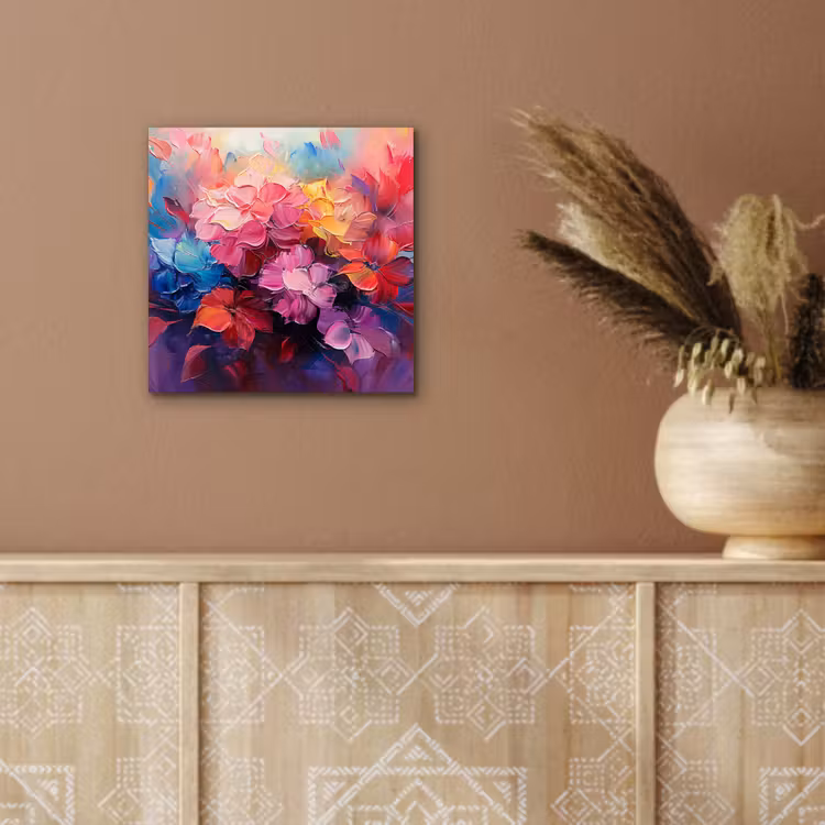 Aluminium schilderij - Bloemen - Roze - Watercolor - Kunst — 5