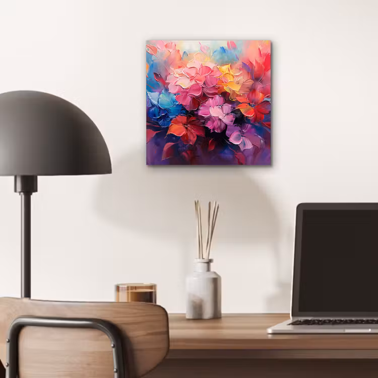 Aluminium schilderij - Bloemen - Roze - Watercolor - Kunst — 6