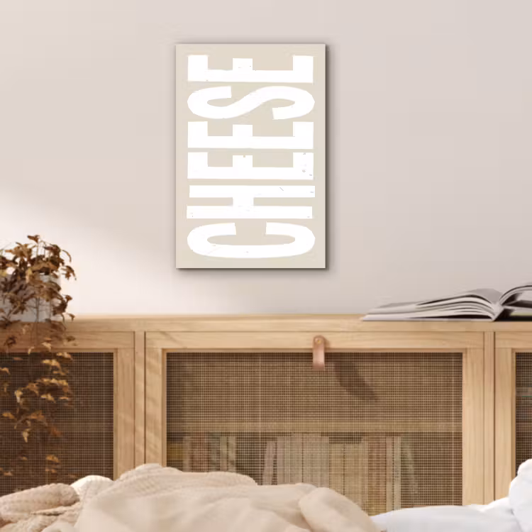 Aluminium schilderij - Food - Japandi - Cheese - Decoratie — 4