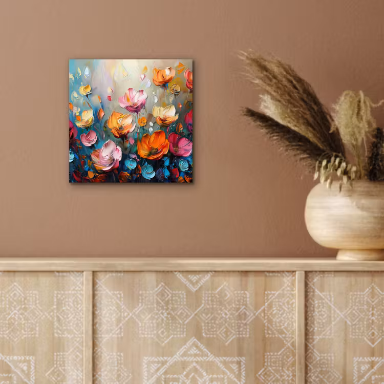 Aluminium schilderij - Klaprozen - Bloemen - Kunst - Botanisch — 5