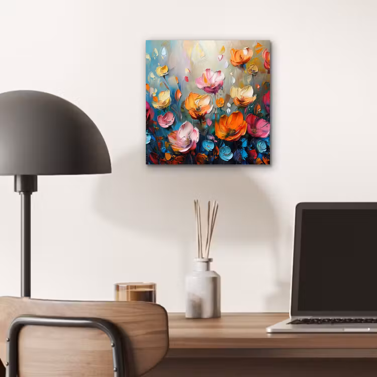 Aluminium schilderij - Klaprozen - Bloemen - Kunst - Botanisch — 6