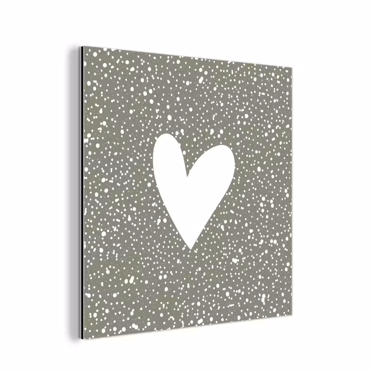 Aluminium schilderij - Hart - Design - Liefde — 1
