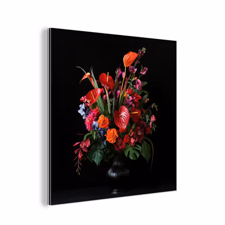 Aluminium schilderij - Bloemen - Boeket - Sierlijk — 1