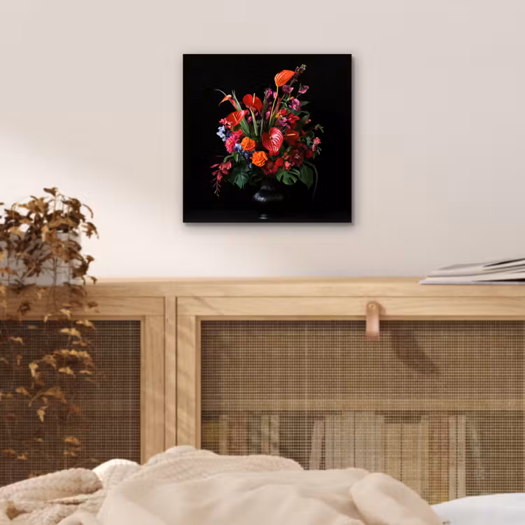 Aluminium schilderij - Bloemen - Boeket - Sierlijk — 4